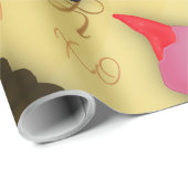 スイートバレンタイン – バレンタインデキャンディパターン ラッピングペーパー (ロールコーナー)