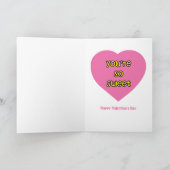 . .スイートバードのバレンタインデーの挨拶をツイート シーズンカード (内部)