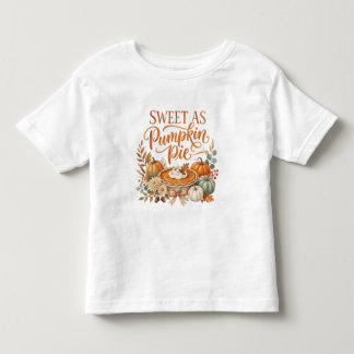 スイートパイのかぼちゃパイ赤ちゃん トドラーTシャツ