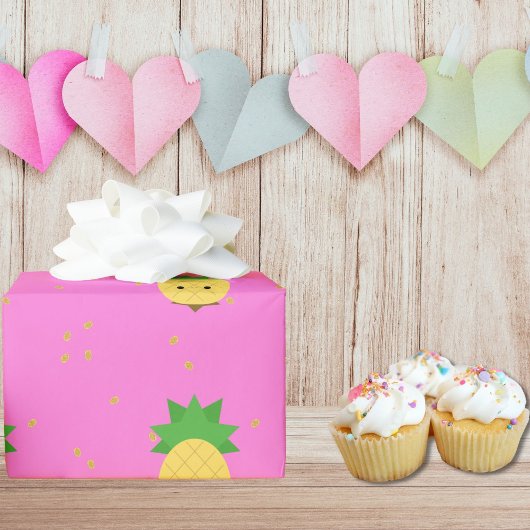 スイートパイナップルラッピング紙 ラッピングペーパー