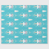 スイートパステルナツクラッカークリスマス ラッピングペーパー (フラット)