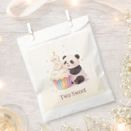 スイートパステルパンダベビーの3歳の誕生日 フェイバーバッグ