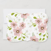 スイートパステルフローライースターブランチ招待状 招待状 (裏面)