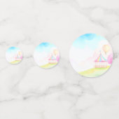 スイートパステルonederland水彩1st誕生日 コンフェッティ (裏面)