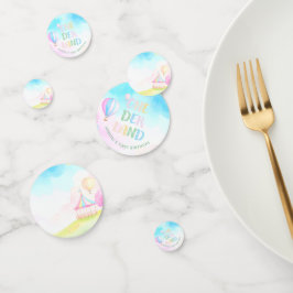 スイートパステルonederland水彩1st誕生日 コンフェッティ