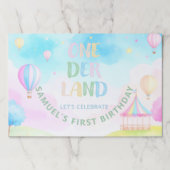 スイートパステルonederland水彩1st誕生日 ペーパーパッド (正面)