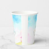 スイートパステルonederland水彩1st誕生日 紙コップ (右)