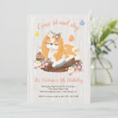 スイートパピーバースデーパーティ招待状 招待状 (スタンド正面)