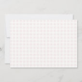 スイートパンケーキピンクジンガムブライダルシャワーブランチ 招待状 (裏面)