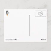 スイートパンダベアーアイスクリームコーン ポストカード (裏面)