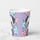 スイートパンダユニコーンガールズレインボー誕生日 紙コップ (左)