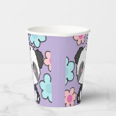 スイートパンダユニコーンガールズレインボー誕生日 紙コップ (右)