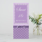 スイートパーソナライズされた16パーティの招待状 招待状 (スタンド正面)