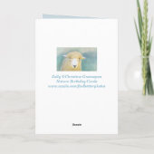 スイートヒツジ誕生日 カード (裏面)