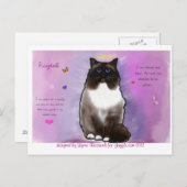 スイートビューティフルラグドール ポストカード (正面/裏面)