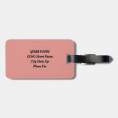 スイートビーブロッサムガーデン ラゲッジタグ (裏面横)