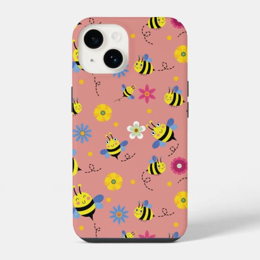 スイートビーブロッサムガーデン iPhoneケース (裏面)