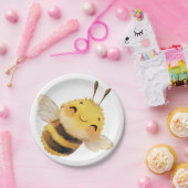 スイートビー7インチ紙プレート ペーパープレート (パーティー)