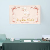 スイートピガーリーックラムベビーシャワー 横断幕 (トレードショー)