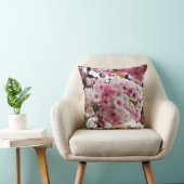 スイートピンクさくらんぼの花 クッション (椅子)