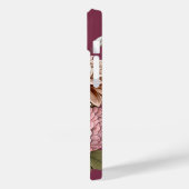 スイートピンクとクリーム花模様iPhoneケース Case-Mate iPhoneケース (裏面 / 左)