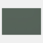 スイートピンクとグリーン ラッピングペーパーシート (正面)