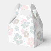 スイートピンクとブルーのパーソナライズされたお気に入りボックス フェイバーボックス (裏面サイド)