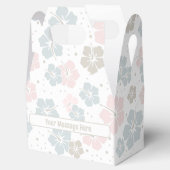 スイートピンクとブルーのパーソナライズされたお気に入りボックス フェイバーボックス (オープン)