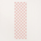 スイートピンクと赤のイチゴのモノグラム ヨガマット (裏面)