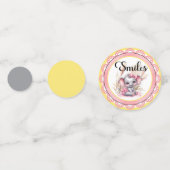 スイートピンクゾウ – ピーナッツスマイル コンフェッティ (裏面)