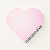 スイートピンクパープルグリッタードリップモノグラムガーリー ノートブック (裏面)