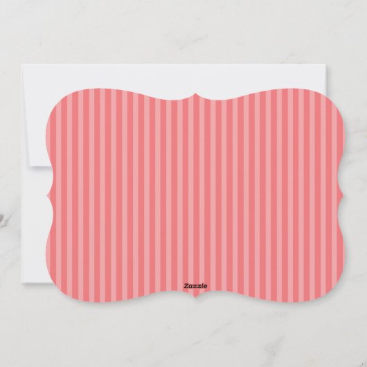 スイートピンクフローライースターグリーティングフォトカード シーズンカード (裏面)