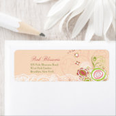 スイートピンクフローラ開花シックレース住所 シール (インサイチュ)