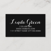 スイートピンクベーカリー 名刺 (裏面)