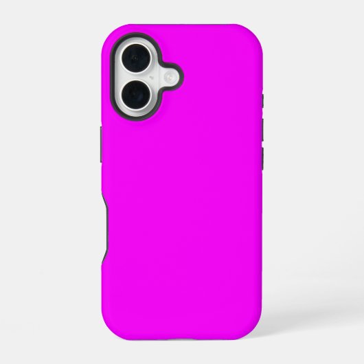 スイートピンクマゼンタ携帯ケース iPhone 16ケース (裏面)