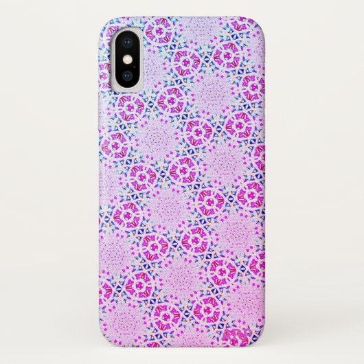 *~*スイートピンクユニークパタンiPhoneケースX Case-Mate iPhoneケース (裏面)