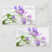 スイートピーのお母さんの接触 コーリングカード (正面/裏面)