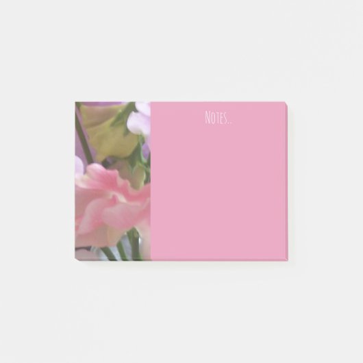 スイートピーのノート ポストイット (正面)
