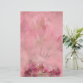 スイートピーの文房具 便箋 (スタンド正面)