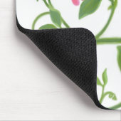 スイートピーの花のつる植物のマウスパッド マウスパッド (コーナー)