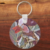 スイートピーの花キーチェーン キーホルダー (裏面)