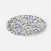 スイートピーの花クリーム ペーパープレート (アングル)