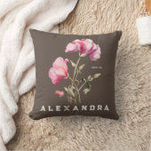 スイートピーの花 – カスタマイズ クッション (ブランケット)