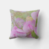 スイートピーの花|シーベック,ワシントン州 クッション (裏面)