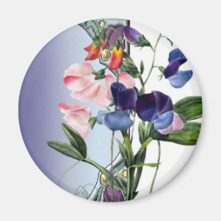 スイートピーの花 マグネット