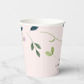 スイートピーの花 |女の子の赤ちゃんシャワー 紙コップ (右)