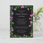 スイートピーの花 招待状 (スタンド正面)