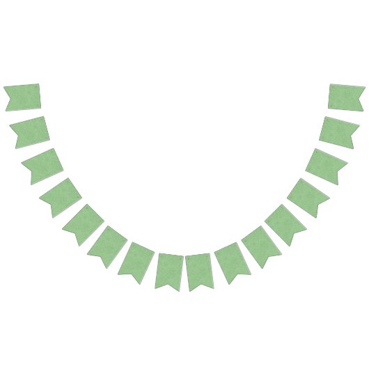 スイートピーの茶誕生日の緑の水玉模様 バンティングフラッグ (全)