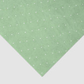 スイートピーの茶誕生日の緑の水玉模様 薄葉紙 (詳細)