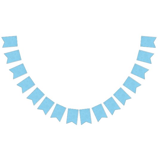 スイートピーの茶誕生日-青い水玉模様 バンティングフラッグ (全)